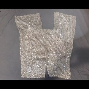 Champagne sequence flow pants